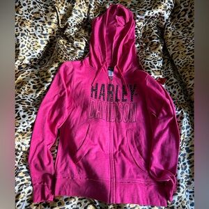 Harley Davidson zip up jacket